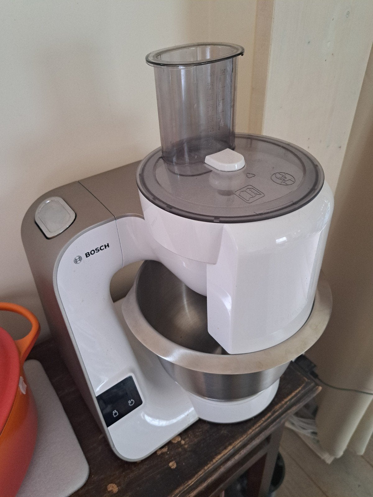 Bosch MUM5XW20 keukenmachine | Met weegschaal & blender, Overige typen, Kunststof, Ophalen of Verzenden, Zo goed als nieuw