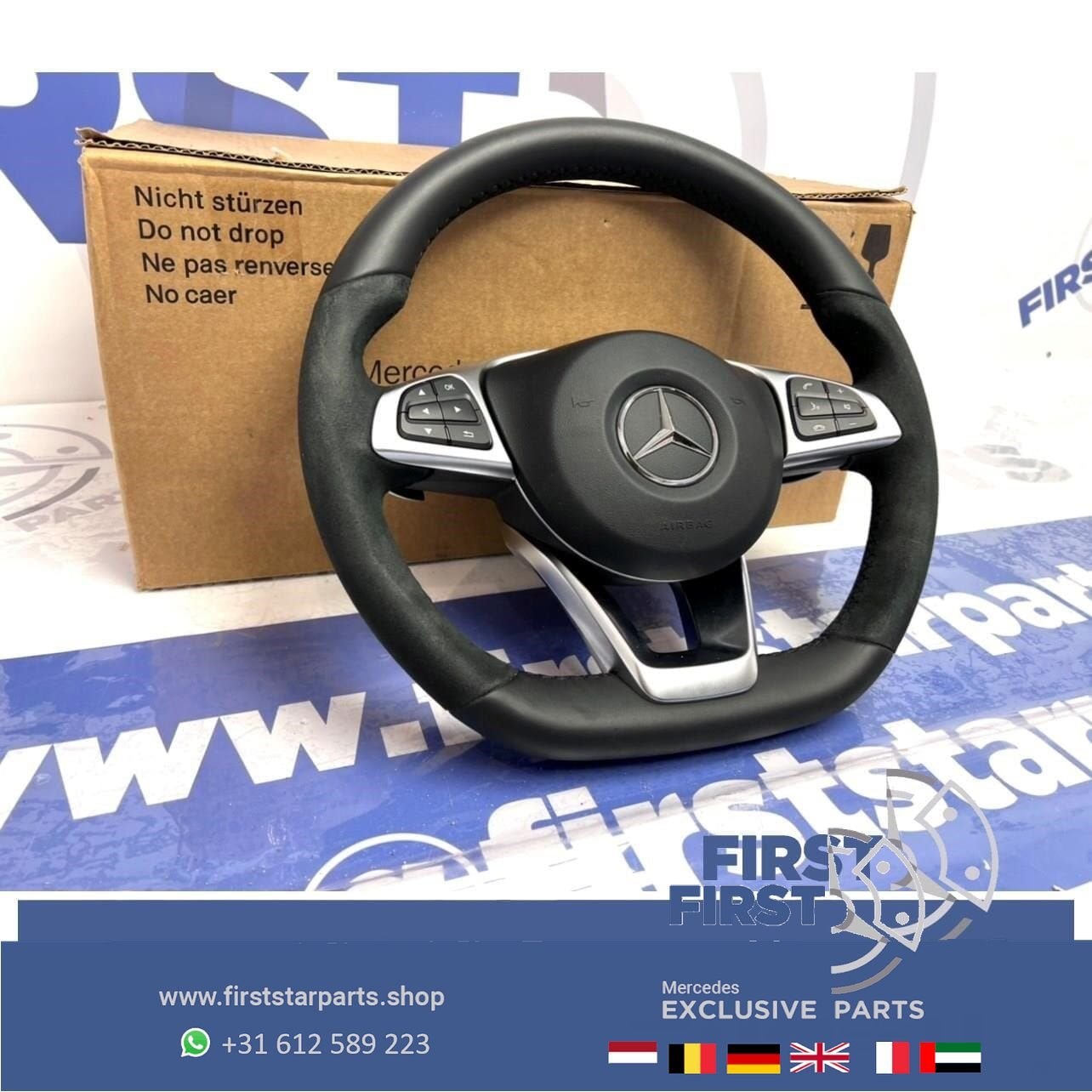W176 A45 W117 CLA45 W156 GLA45 AMG STUUR + AIRBAG A B CLA GL, Gebruikt, -, Ophalen of Verzenden, -