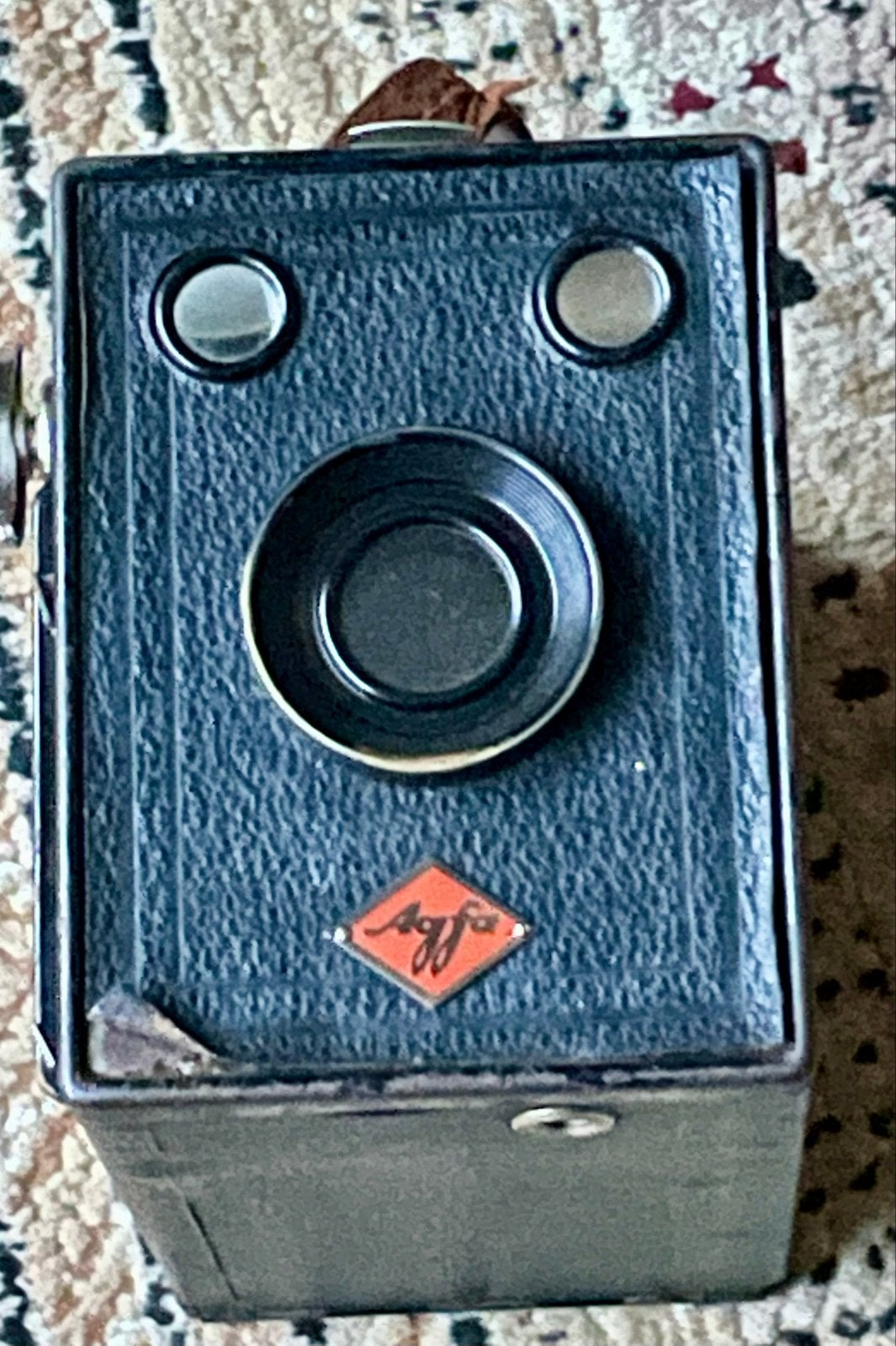 Vintage AGFA Box Camera - Antieke Fotocamera, Audio, Tv en Foto, Fotocamera's Analoog, Ophalen of Verzenden, Gebruikt, Compact
