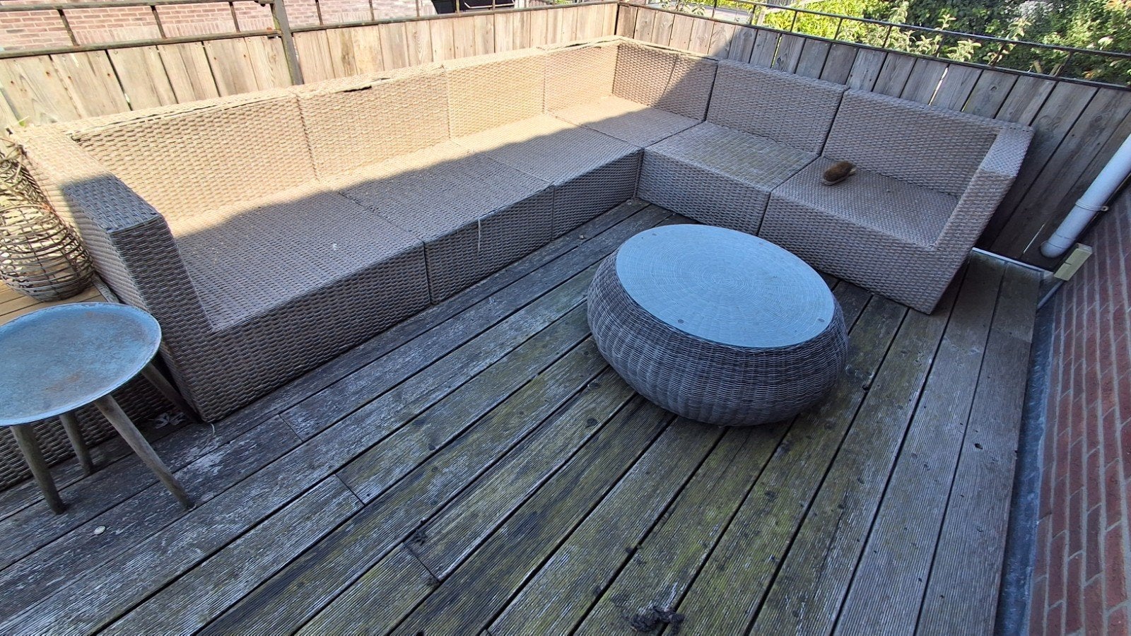 Wicker Loungeset tegen elk aannemelijk bod, Ophalen, Gebruikt, Loungeset, Wicker