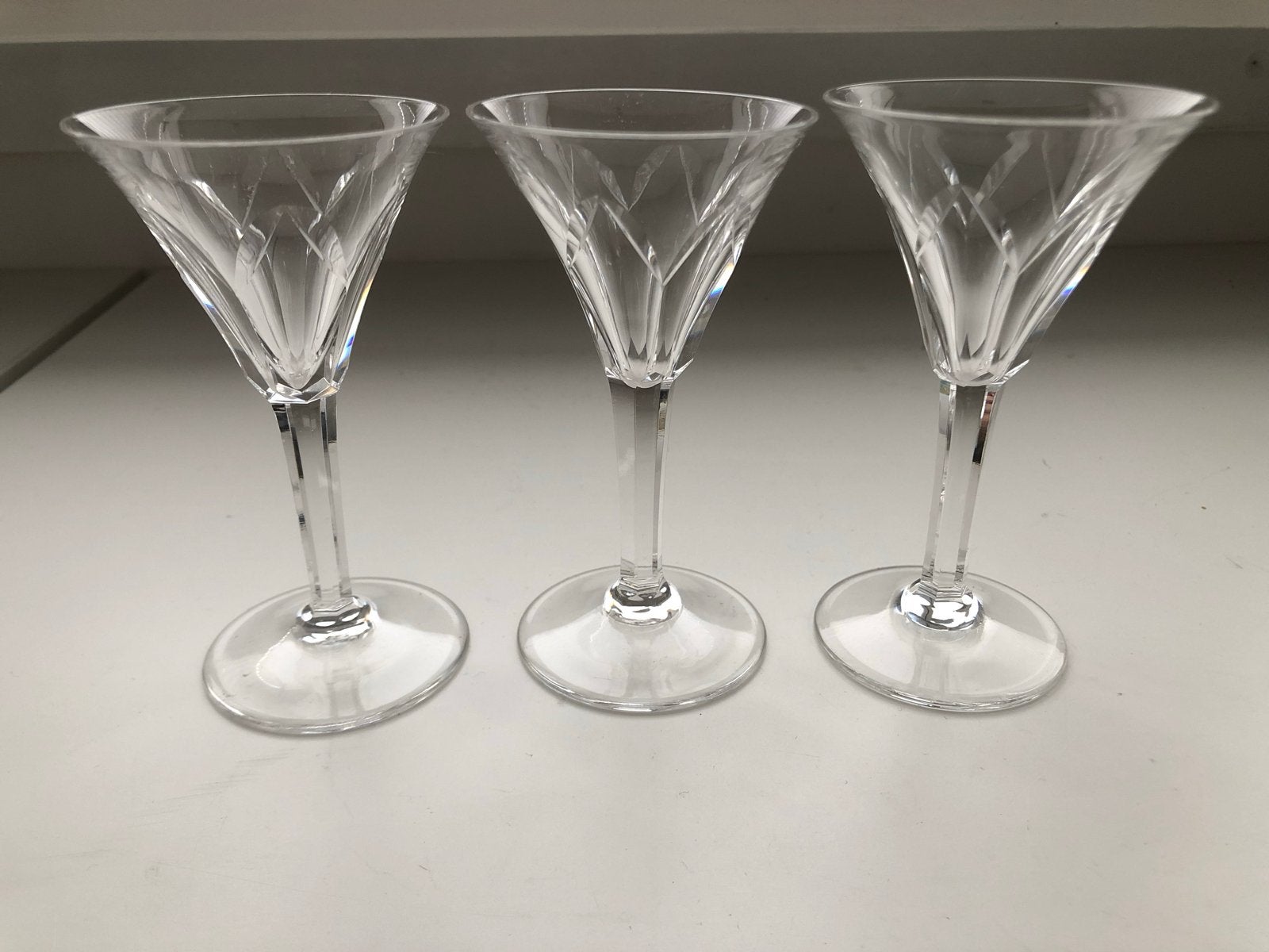 3 Kristallen Portglazen Segur W.J. Rozendaal 1953 Kristaluni, Ophalen of Verzenden