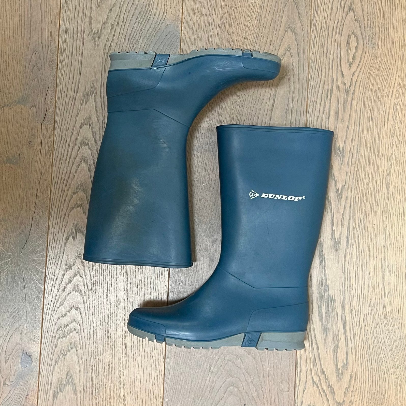 Dunlop regenlaarzen maat 37, Ophalen of Verzenden, Zo goed als nieuw, Blauw, Regenlaarzen