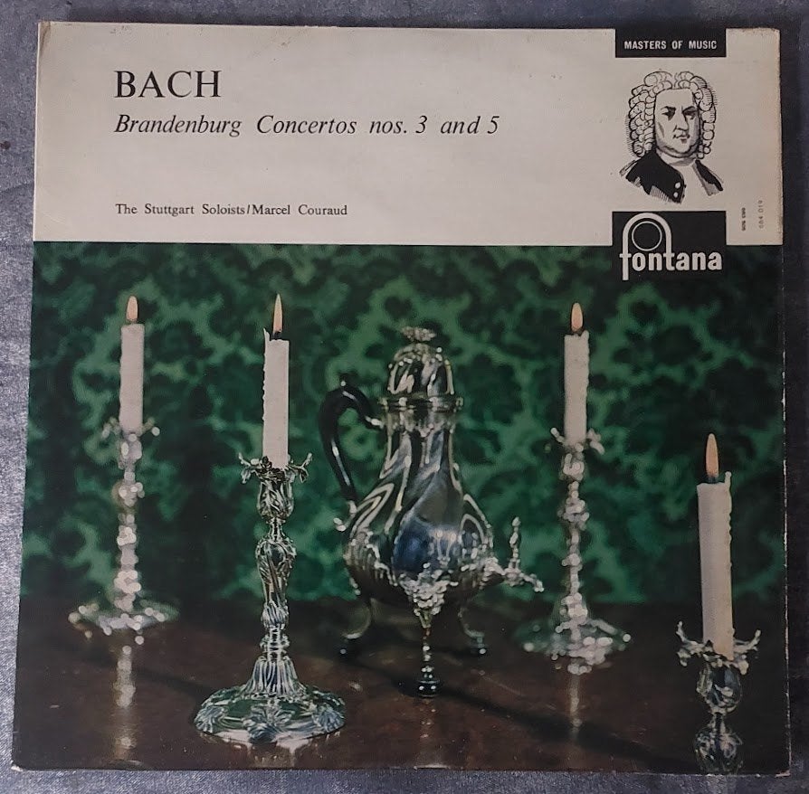 LP: Bach Brandenburg concert no. 3 en 5 [5994]  [CDViKl], Cd's en Dvd's, Kamermuziek, 10 inch, Zo goed als nieuw, Classicisme