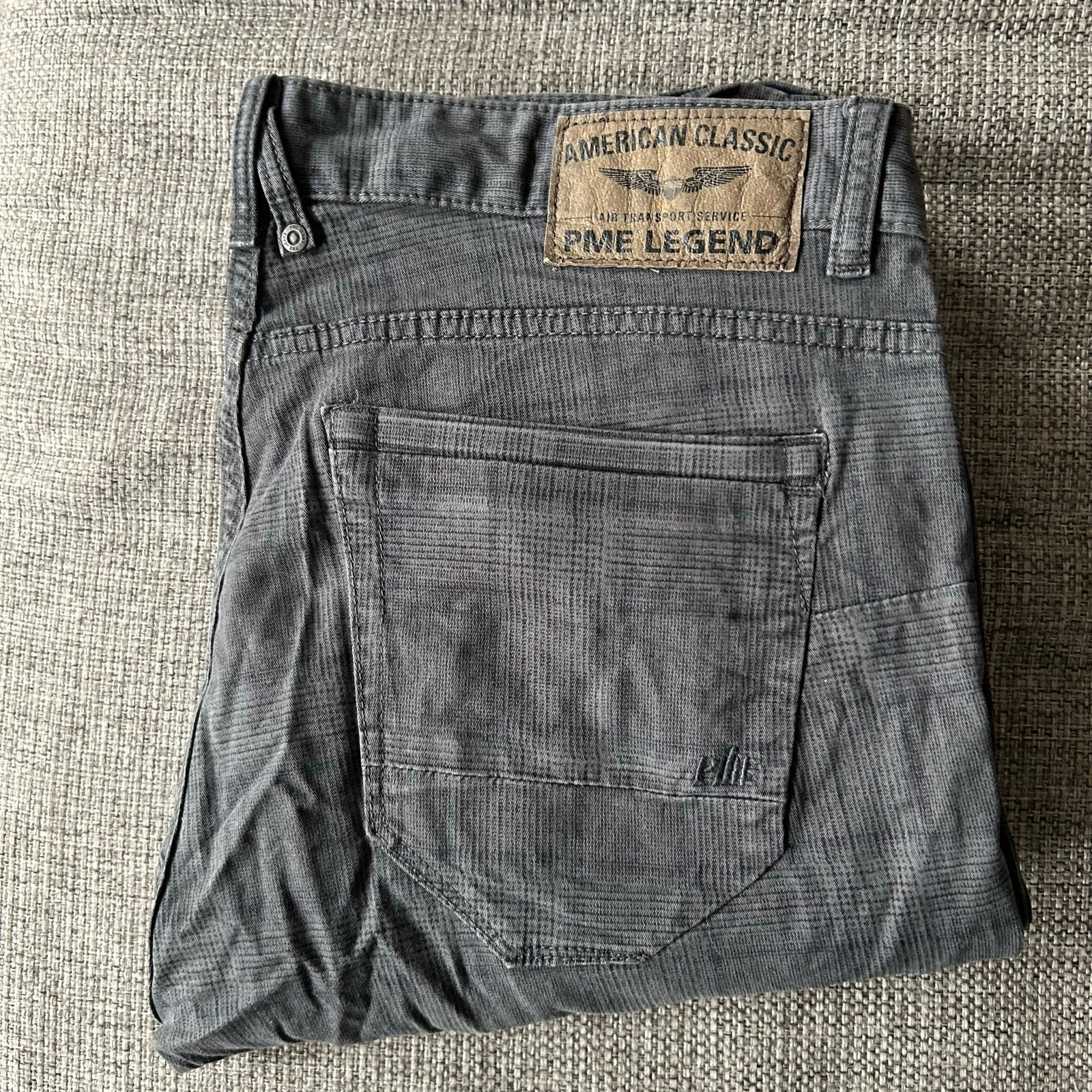 PME Legend Nightflight Regular Fit Jeans Maat 33/32, Ophalen of Verzenden, Zo goed als nieuw, Grijs, W33 - W34 (confectie 48/50)