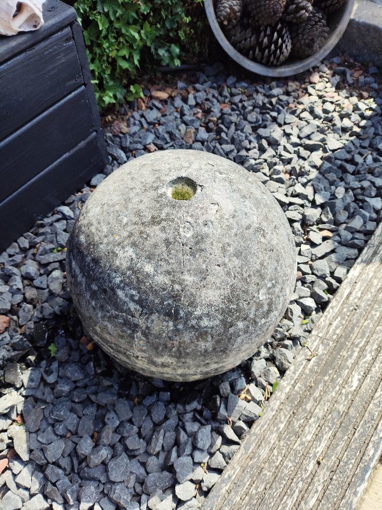 Water Ornement (ronde bal), Ophalen of Verzenden, Gebruikt, Beton, Waterornament