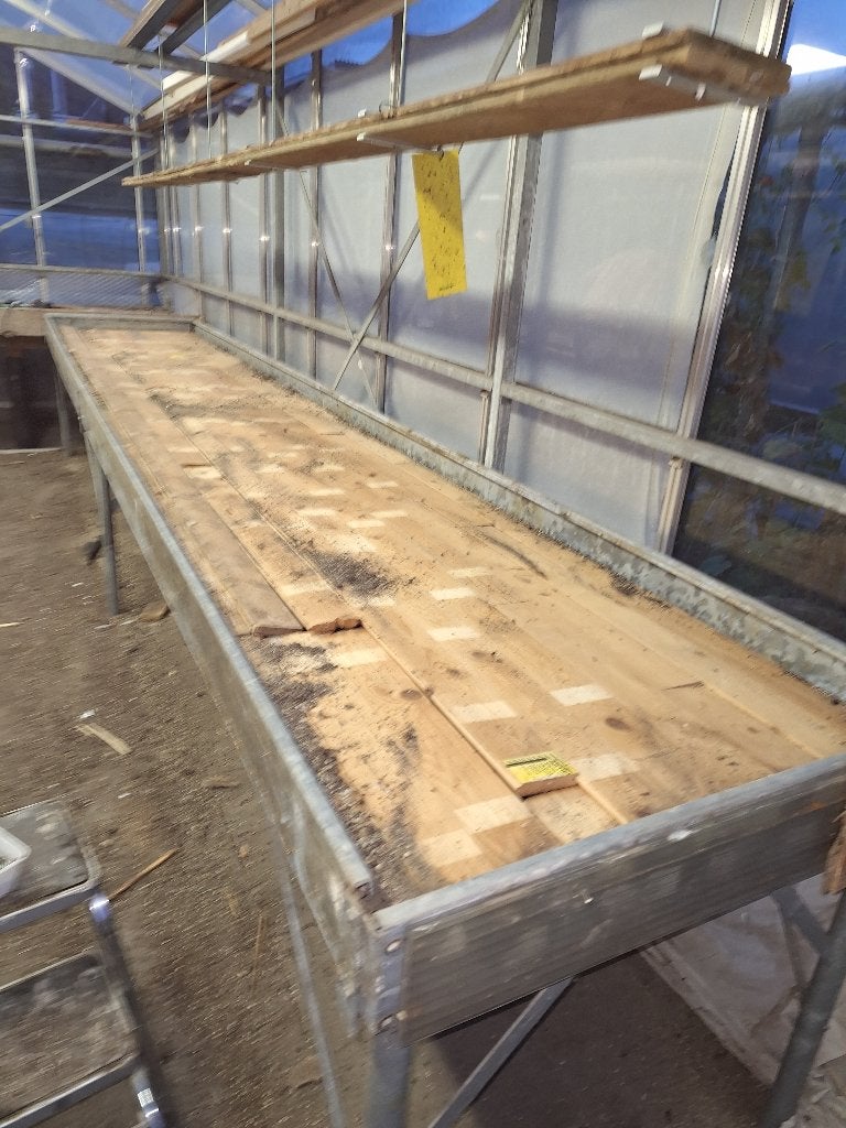 Kweektafel, oppottafel ruim 5 meter, Ophalen, Gebruikt