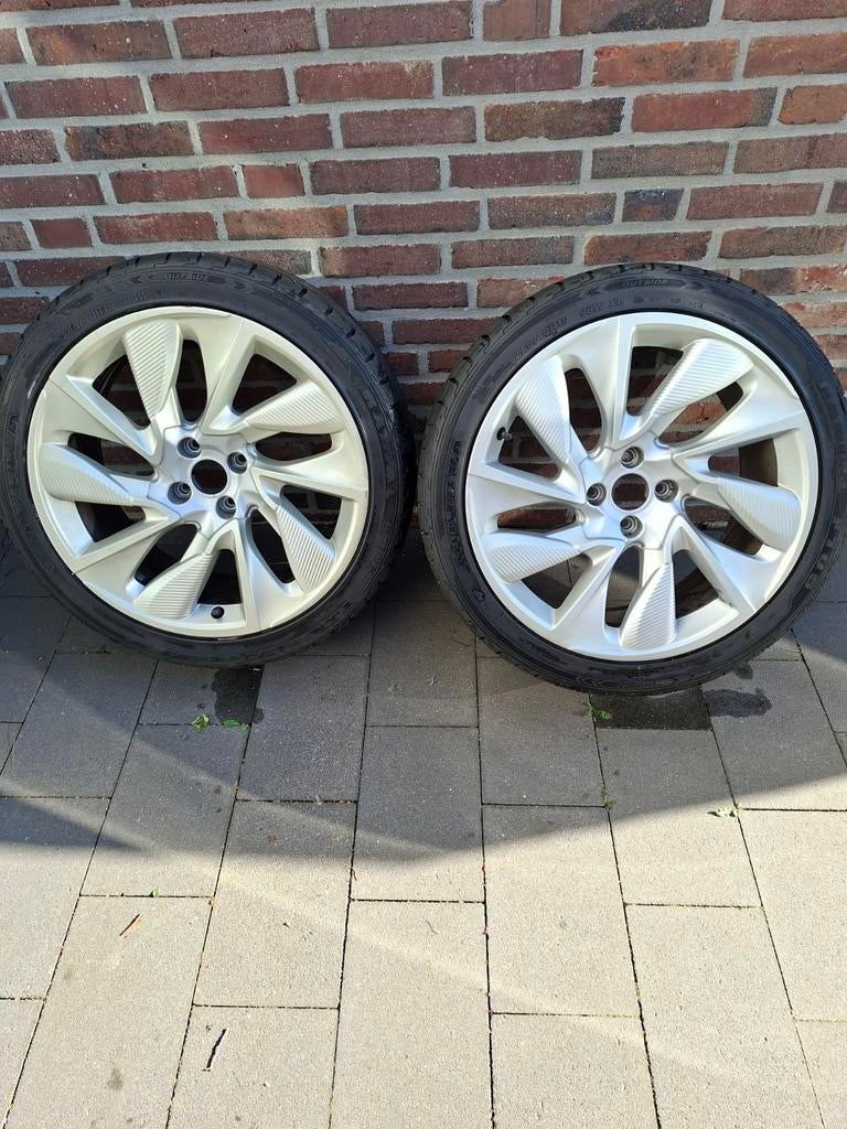 1 set velgen met band citroen ds5 19", 19 inch, Ophalen of Verzenden, Personenwagen, Zomerbanden