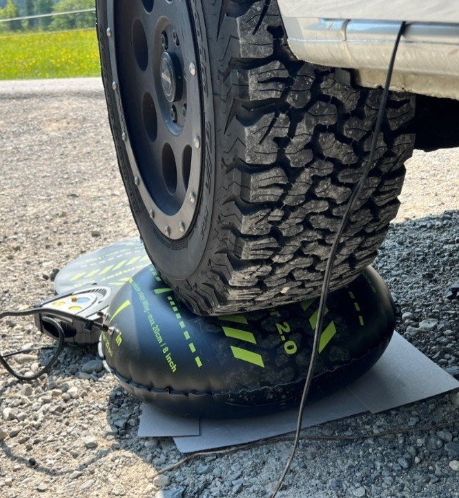 2 x Flat Jack leveller met compressor NIEUW, Caravans en Kamperen, Camper-accessoires, Ophalen of Verzenden, Nieuw