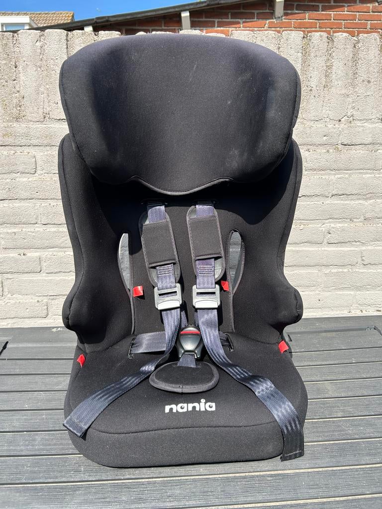 Nania autostoel - Zwart - Gebruikt, Kinderen en Baby's, Overige merken, Autogordel, Zo goed als nieuw, 9 t/m 36 kg