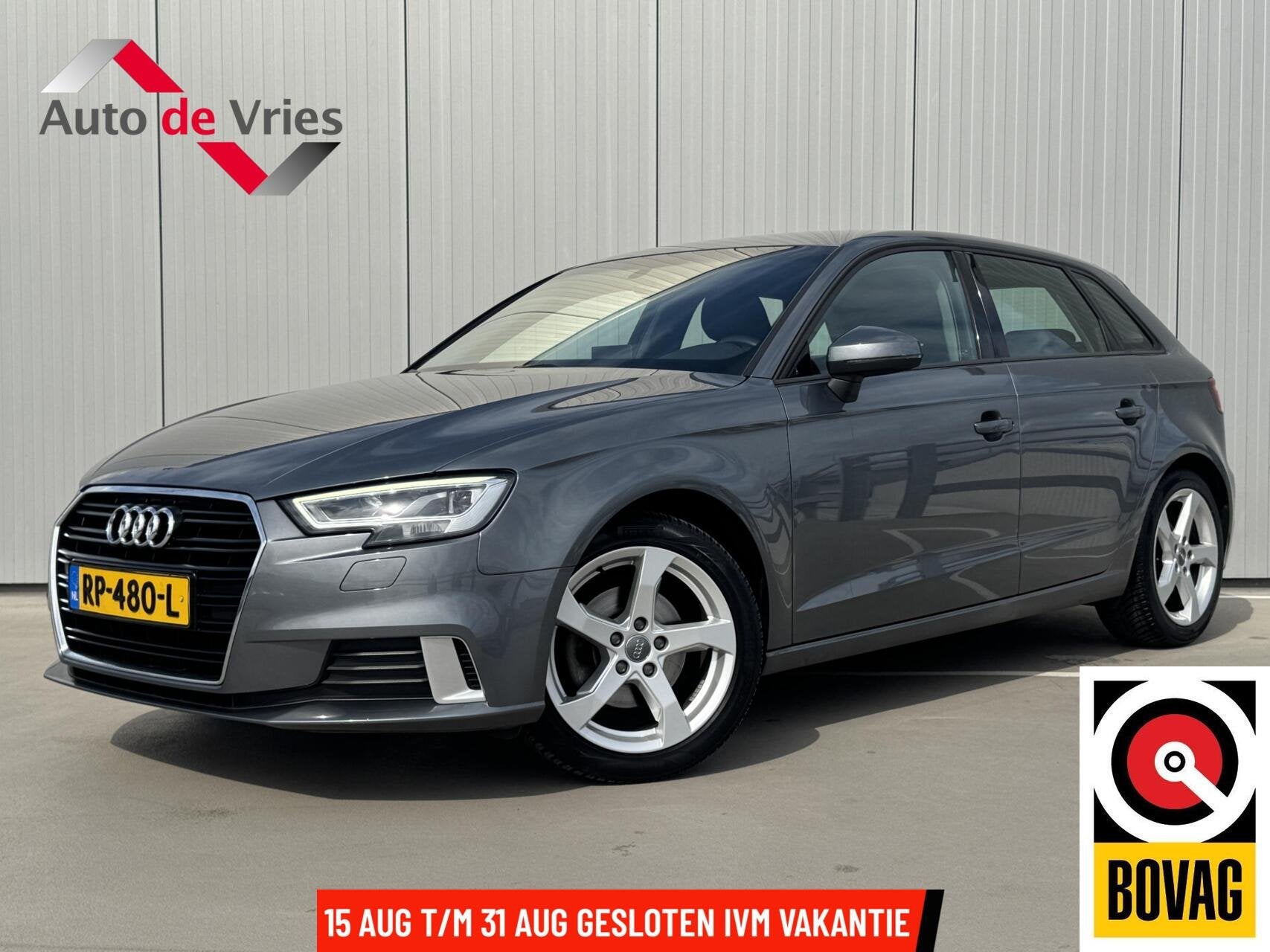 Audi A3 Sportback 1.0 TFSI Sport Lease Edition|NL-Auto, Voorwielaandrijving, Stof, Gebruikt, Met garantie (alle)