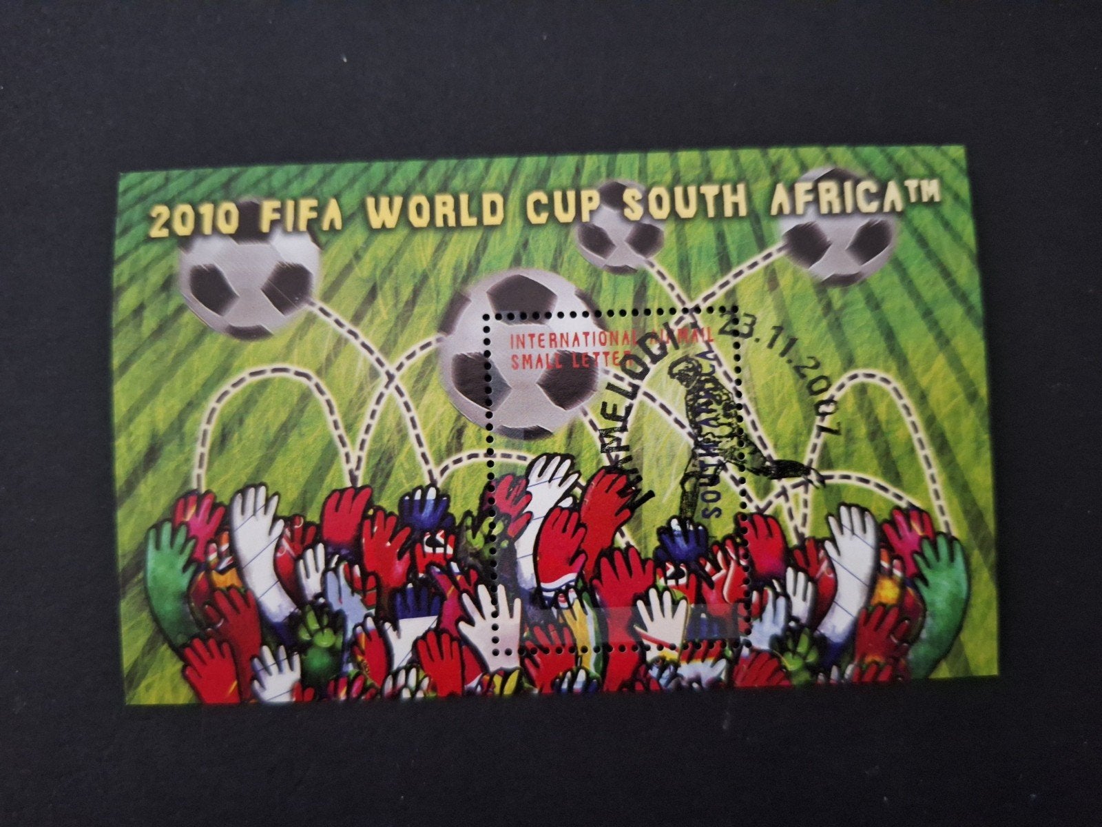 2007 ZUID-AFRIKA  - BLOK  fifa wk, Ophalen of Verzenden, Zuid-Afrika, Gestempeld