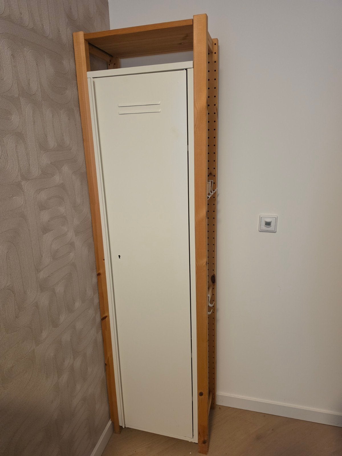 IKEA IVAR kast met locker en planken, Ophalen, Industrieel, Scandinavisch