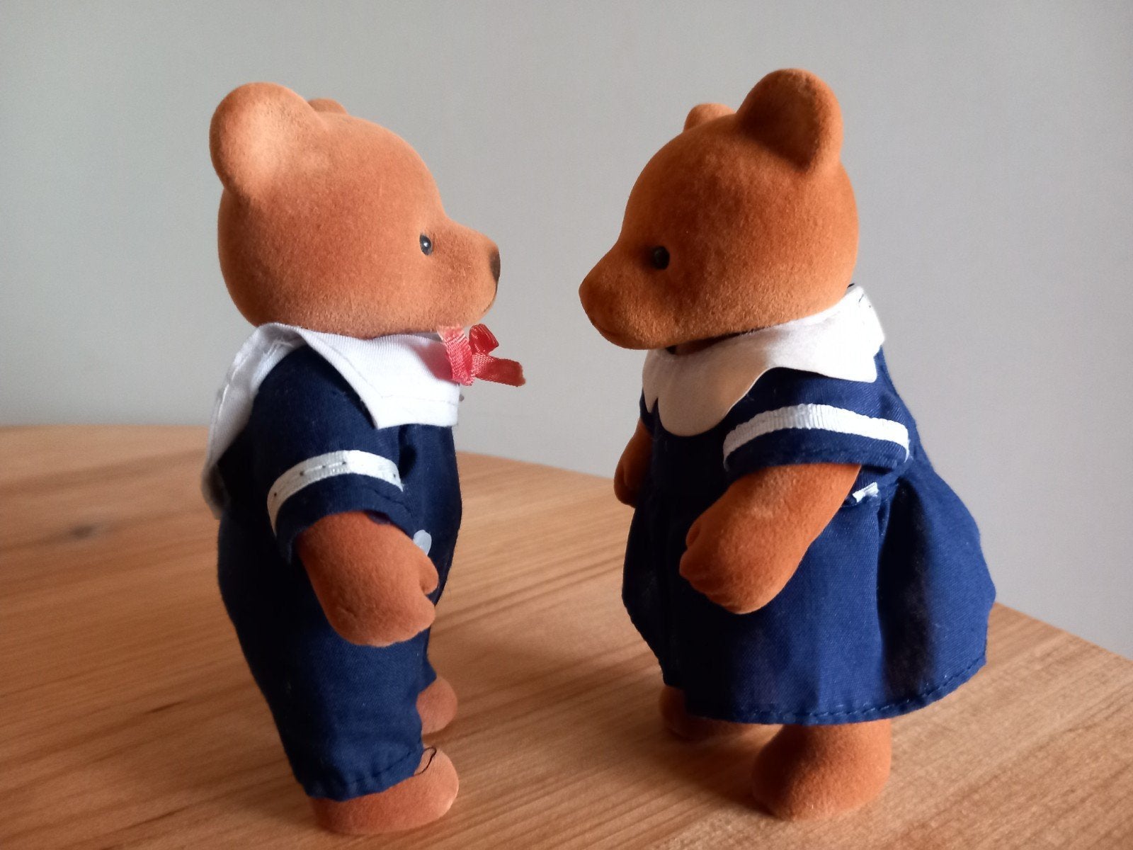 Bärenwald/Sylvanian families/beren/marineblauw, Ophalen of Verzenden, Gebruikt