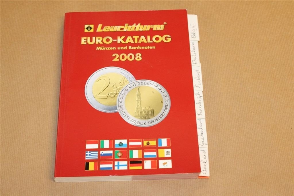 Euro-Katalog Leuchtturm — Munten & Bankbiljetten 2008, Ophalen of Verzenden, Verzamelmap