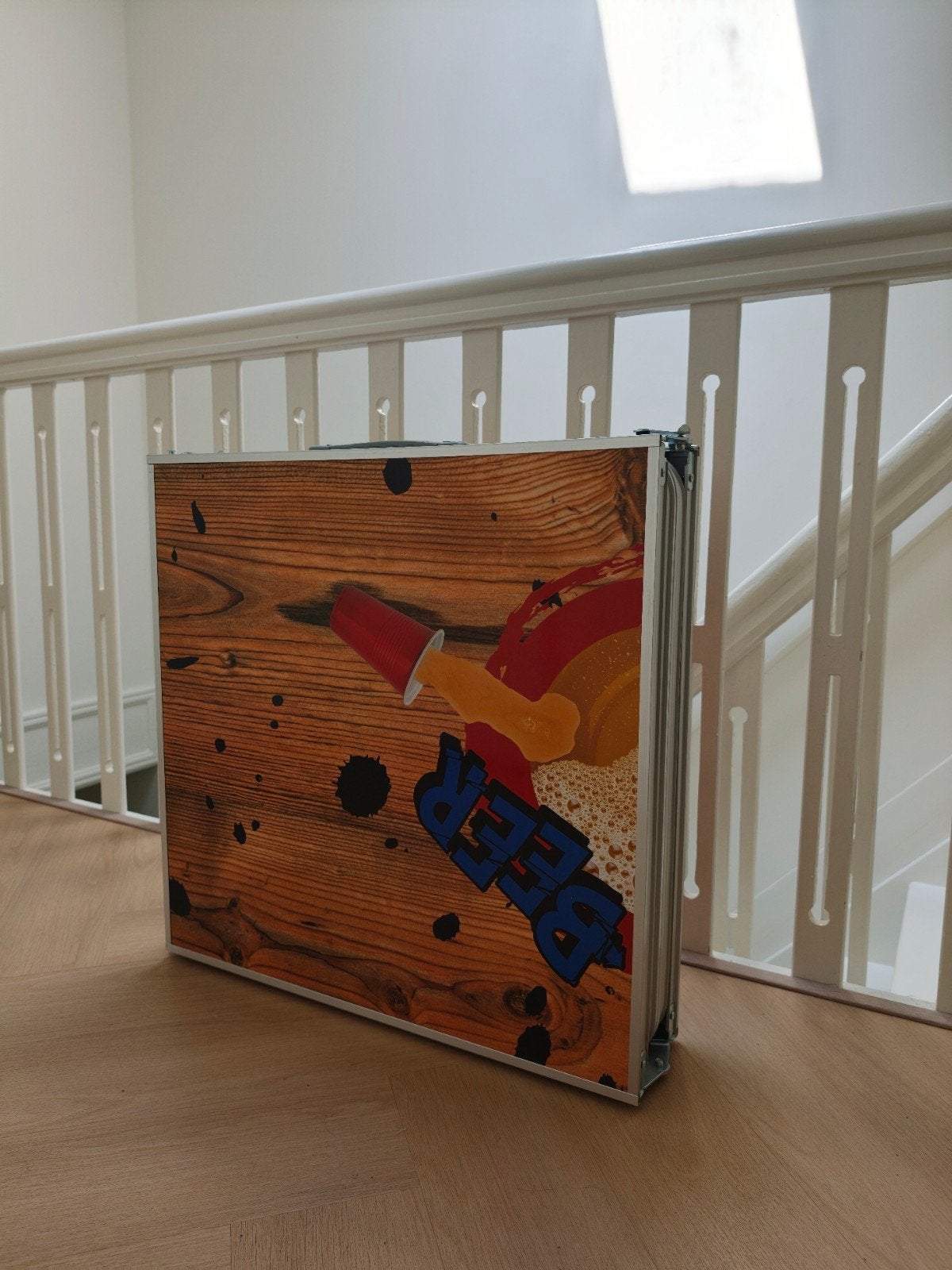 Opvouwbare Beer Pong Tafel - 240x60cm, in hoogte verstelbaar, Ophalen, Nieuw
