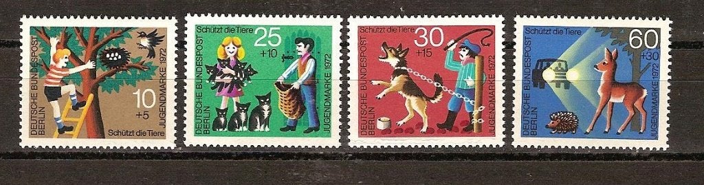 Berlin 418-421 postfris, Ophalen of Verzenden, BRD, Postfris
