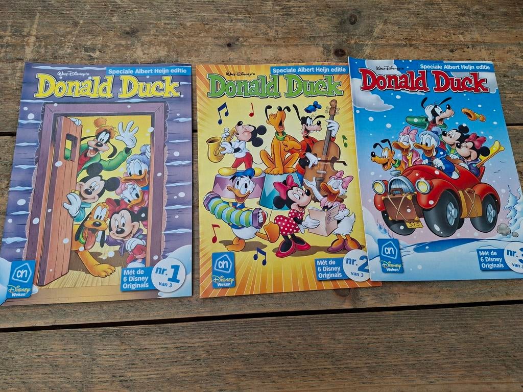 AH disney weken Donald Duck verzamel strips., Europa, Ophalen of Verzenden, Zo goed als nieuw, Meerdere comics