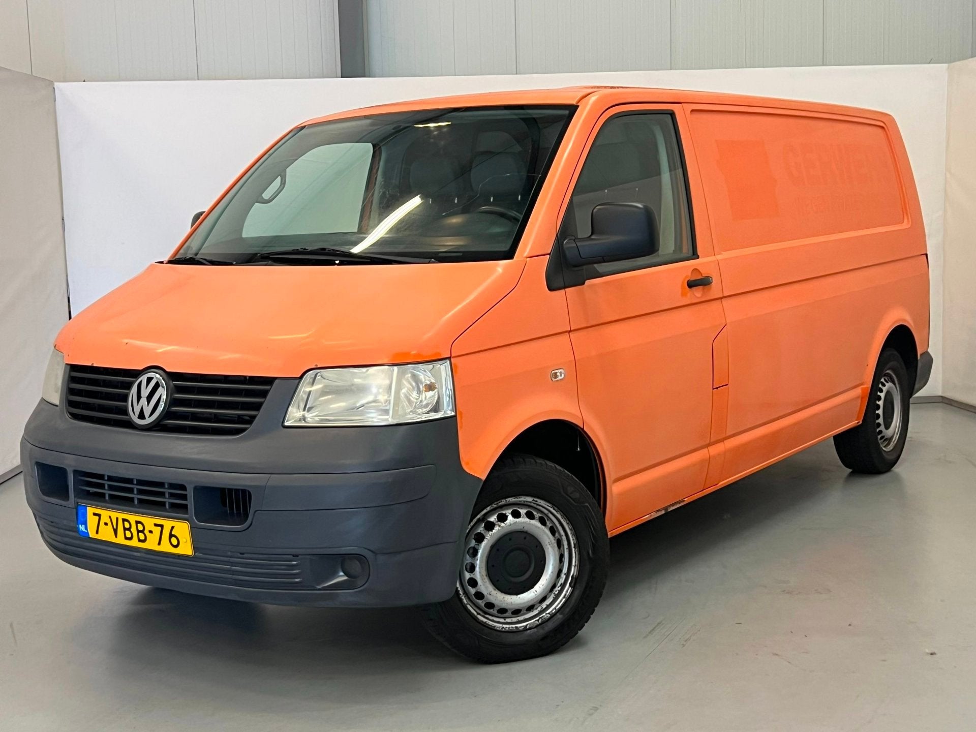 Volkswagen Transporter 2.5 TDI / 3-zits / NL-auto / Excl. BT, Auto's, Voorwielaandrijving, Stof, Gebruikt, Zwart