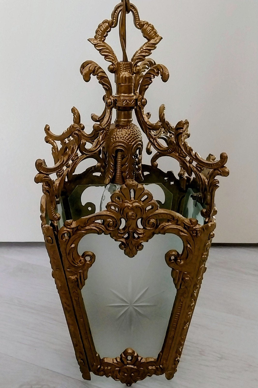 Antieke Franse lantaarnlamp in prima conditie, Ophalen of Verzenden