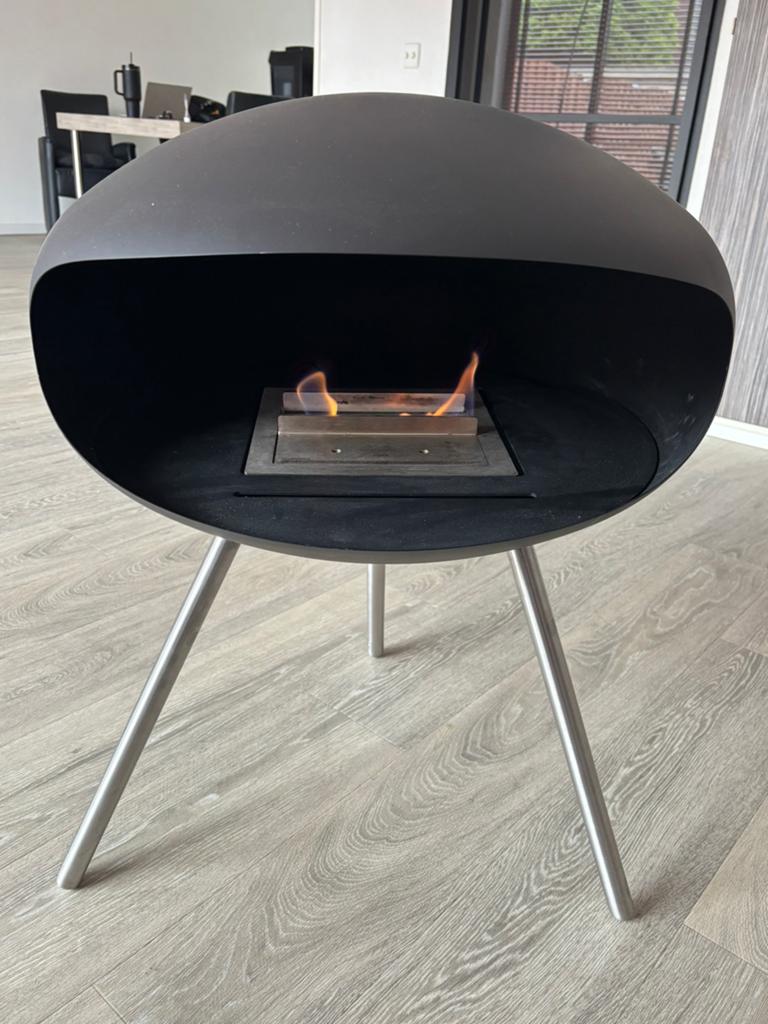 Cocoon Terra Fires bio ethanol haard, Ophalen of Verzenden, Zo goed als nieuw, Vrijstaande haard, Houthaard