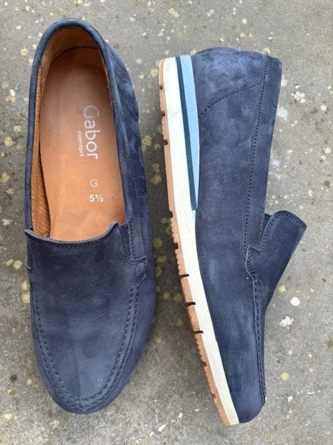 Sportieve loafer, Blauw, Instappers, Gabor, Ophalen of Verzenden