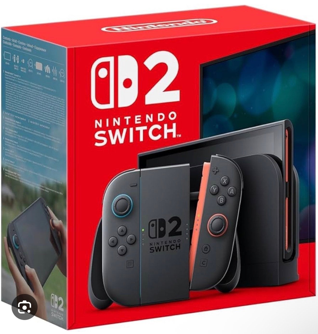 Nintendo Switch 2 met Mario World, Sports en screenprotector, Ophalen, Met games, Met 2 controllers, Zo goed als nieuw