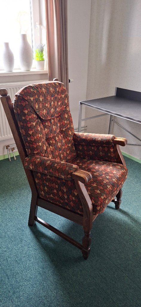 Fauteuil, Huis en Inrichting, Fauteuils, Ophalen, Gebruikt, 75 tot 100 cm, Stof