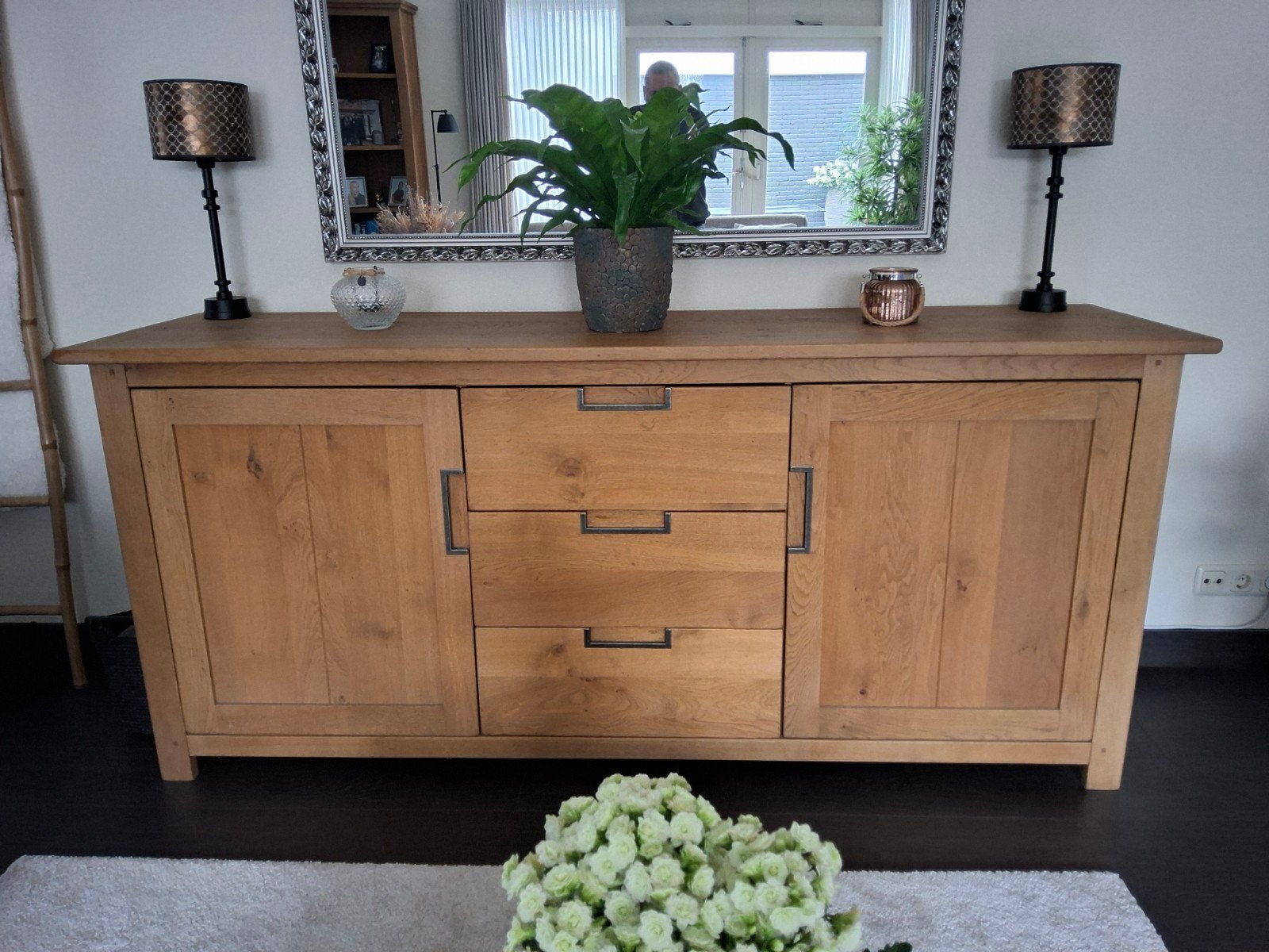 Eiken meubels, Huis en Inrichting, Ophalen, 200 cm of meer, 75 cm of meer, Zo goed als nieuw