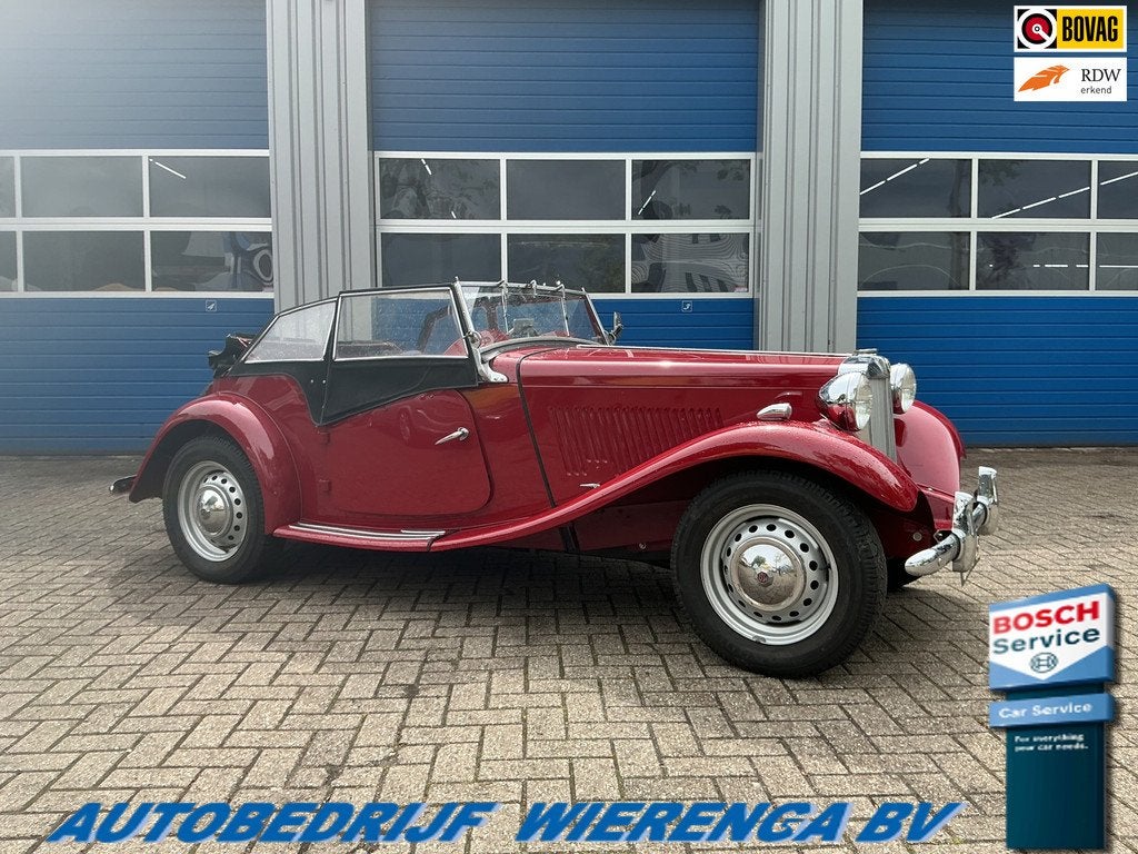 MG TD, Auto's, MG, Bedrijf, Te koop, TD, Benzine, Overige carrosserieën, Handgeschakeld, Geïmporteerd, Rood, Gebruikt
