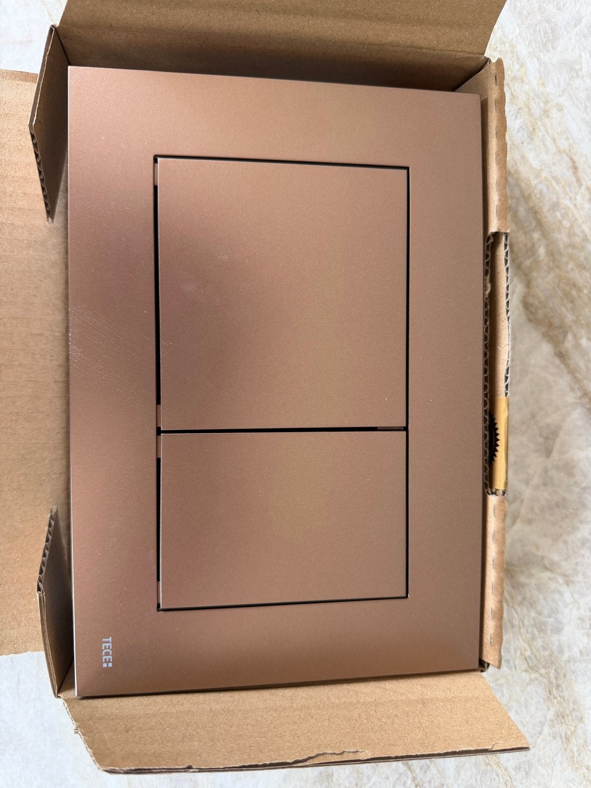 Tece Bedieningspaneel Rood Brons voor Toilet, Ophalen of Verzenden, Nieuw, Toilet