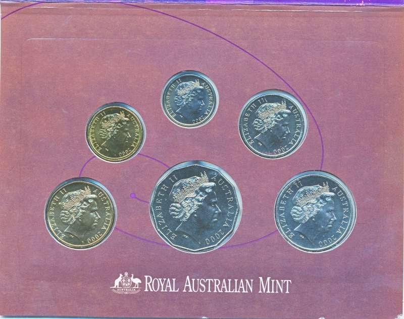 Australië 2000 Milennium UNC set, Ophalen of Verzenden, Setje