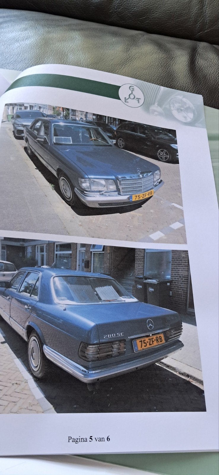 Mercedes-Benz Mercedes 1981 Blauw, Auto's, Particulier, Sedan, 2746 cc, Geïmporteerd