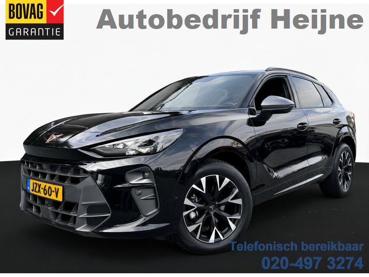 CUPRA Terramar 1.5 TSIe 150PK DSG BUSINESS HEAD-UP/NAVI/CAME, Auto's, 4 cilinders, Leder en Stof, Zwart, Origineel Nederlands