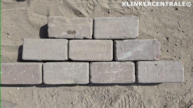 100m2 rood bruin gebakken klinkers keiformaat stenen broodje, Bij dit gebruikte product niet te achterhalen, Gebruikt, Verzenden