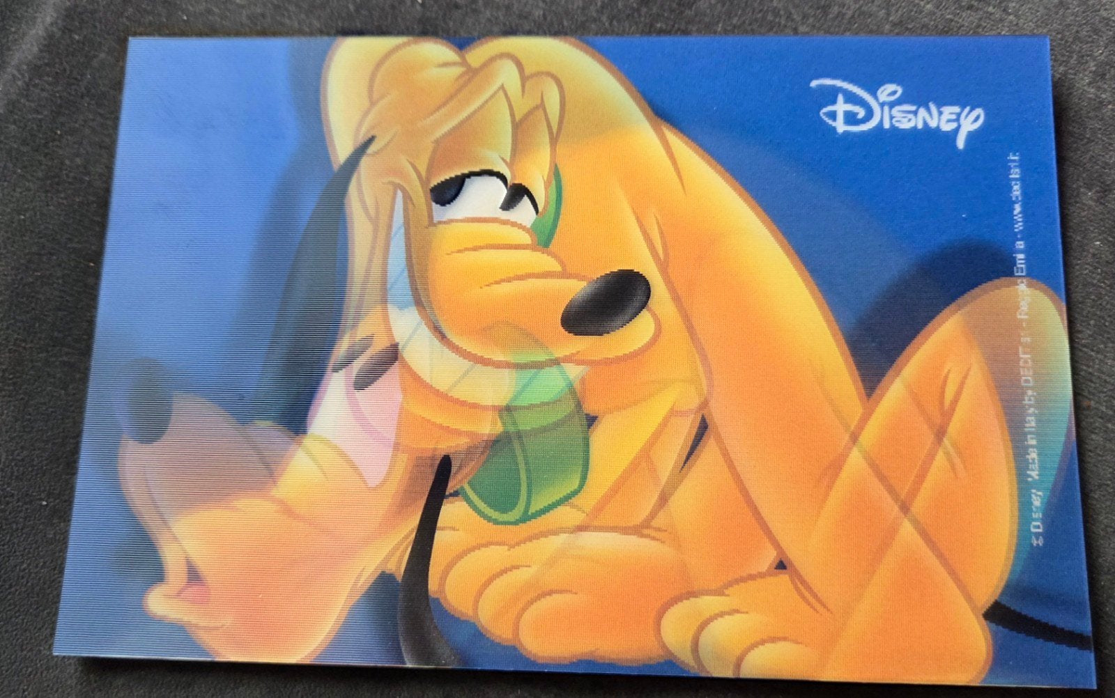 Disney Pluto 3D Lenticulaire Ansichtkaart, Verzamelen, Ansichtkaarten | Themakaarten, Verzenden, 1980 tot heden, Ongelopen, Kinderen