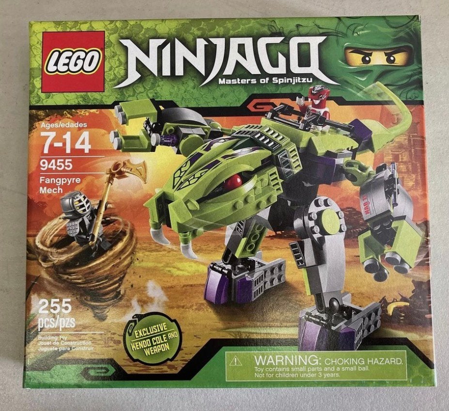 LEGO Ninjago 9455 Fangpyre Mech nieuw, Ophalen of Verzenden, Zo goed als nieuw
