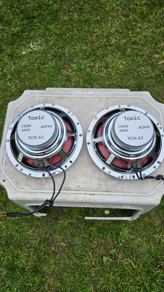 Toxic TOX-62 150W Max 4Ohm Speakers (Set van 2), Auto diversen, Ophalen of Verzenden, Gebruikt