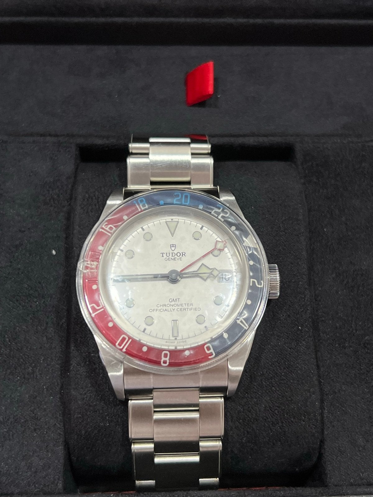 Tudor Black Bay GMT M79830RB 04-2023 Nieuw, Staal, Staal, Polshorloge, Nieuw