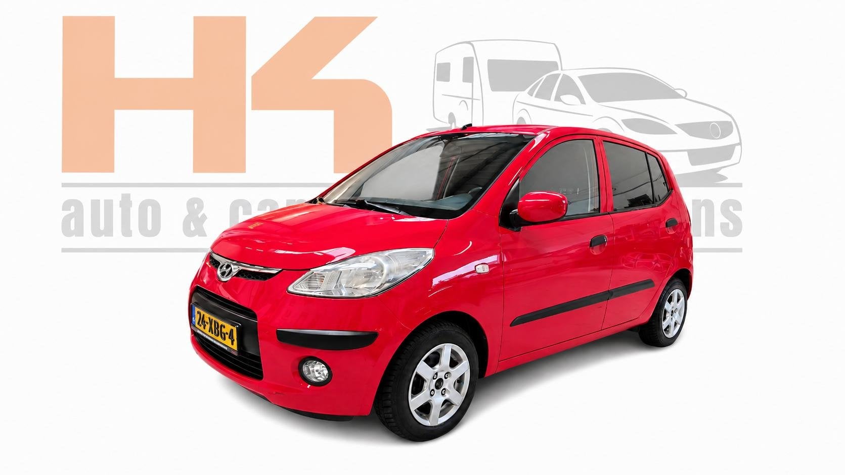 Hyundai i10 1.25i i-Catcher Airco, LM Velgen, Nieuwe APK, Voorwielaandrijving, Gebruikt, 31 €/maand, 4 cilinders