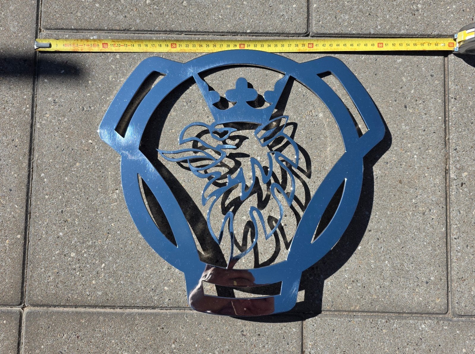 Scania embleem RVS LOGO, Ophalen of Verzenden, Gebruikt