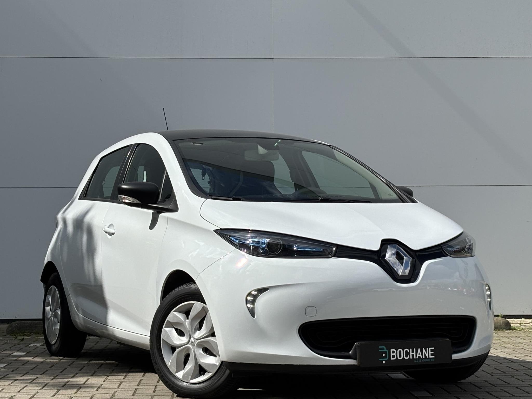 Renault ZOE R90 Life 41 kWh | SOH 87,2 | Koop Accu |, Auto's, Stof, Gebruikt, 41 kWh, Wit