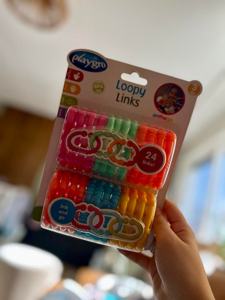 Playgro Loopy Links Schakelringen - Nieuw in verpakking, Kinderen en Baby's, Ophalen, Nieuw, Overige typen