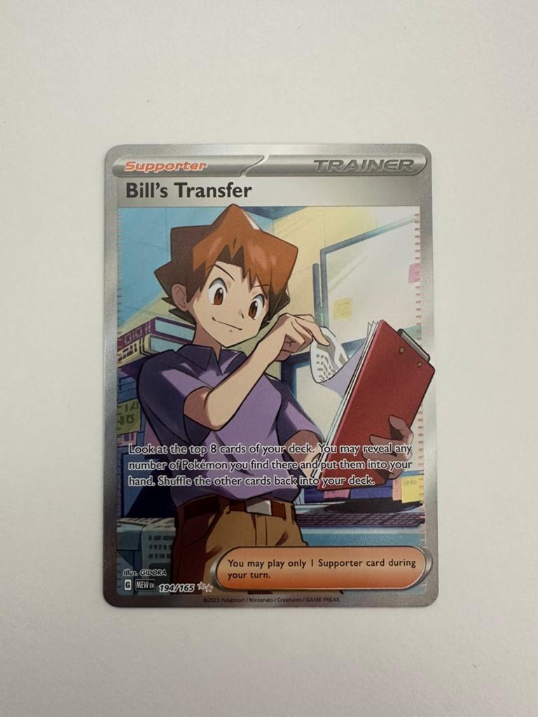 Bill’s Transfer MEW 194 - Pokémon English, Ophalen of Verzenden, Nieuw, Losse kaart, Foil