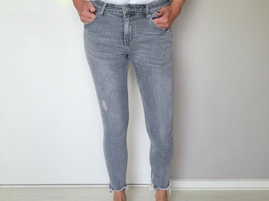 Erg mooie jeans met stretch/rek Grijs, Verzenden, Miss Anna, Zo goed als nieuw, W28 - W29 (confectie 36)