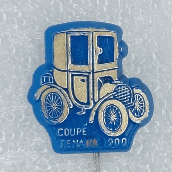 SP1328 Speldje Coupe Renault 1900 goud op blauw, Verzamelen, Ophalen of Verzenden, Gebruikt, Transport