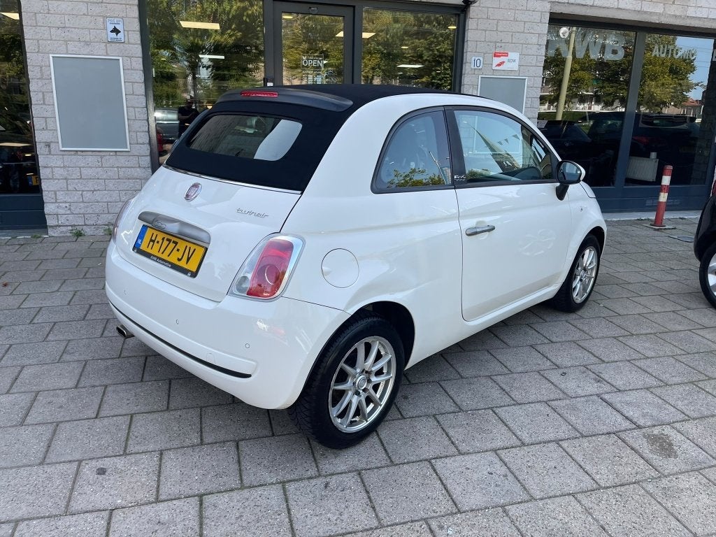 Fiat 500C 0.9 TwinAir Cabrio Half Leer Airco APK (bj 2012), Auto's, Euro 5, 86 pk, Gebruikt, 31 €/maand