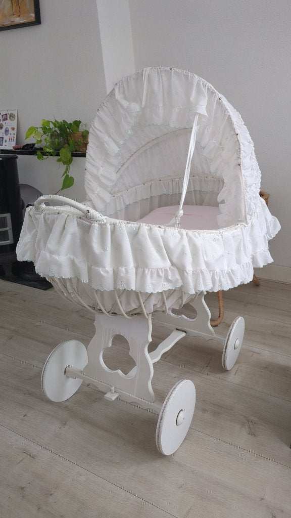 Antiek houten wieg, Kinderen en Baby's, Ophalen, Gebruikt, Wieg