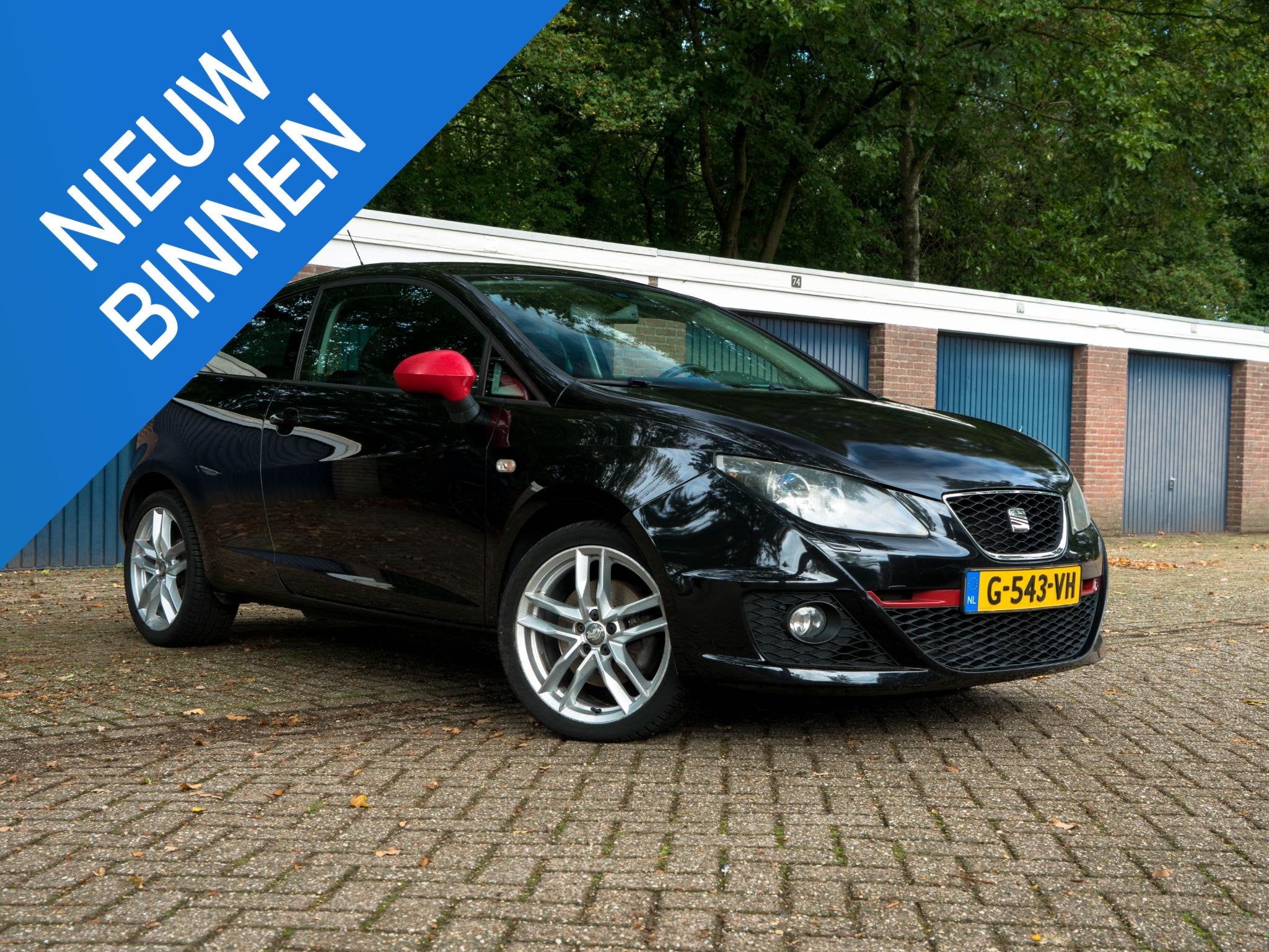 SEAT Ibiza SC 1.4 TSI FR AUTOMAAT, Auto diversen, Automaat, Zwart, SEAT S.A., Benzine