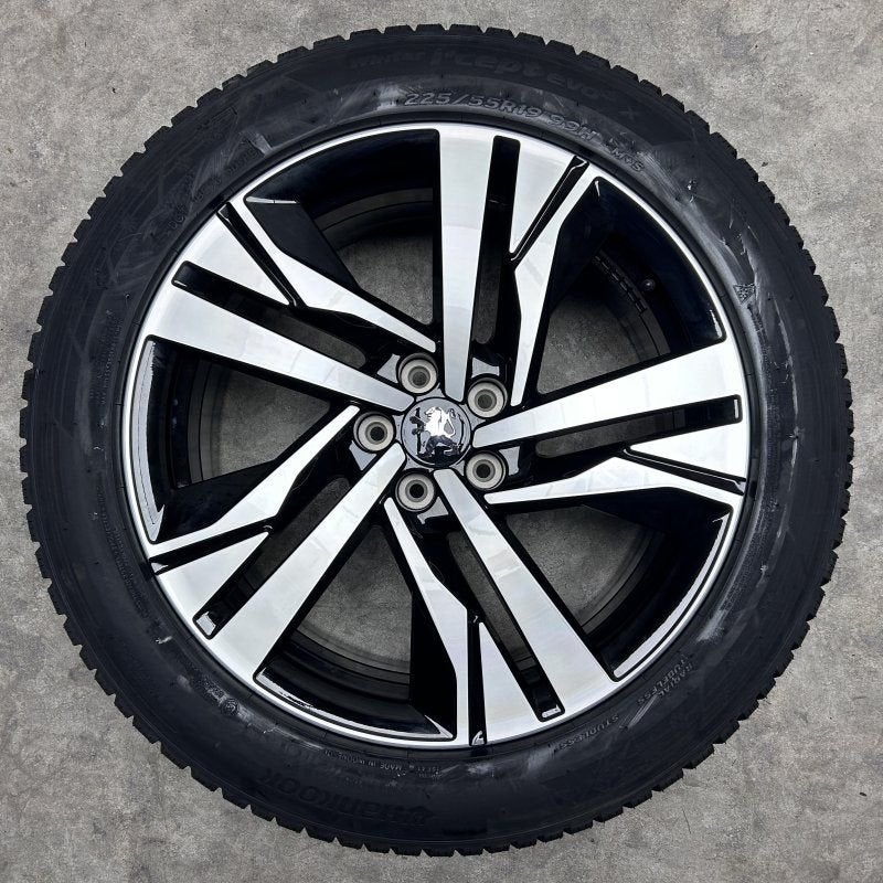 19 inch originele velgen + winterbanden Peugeot 3008 | 5008, 19 inch, -, -, Banden en Velgen