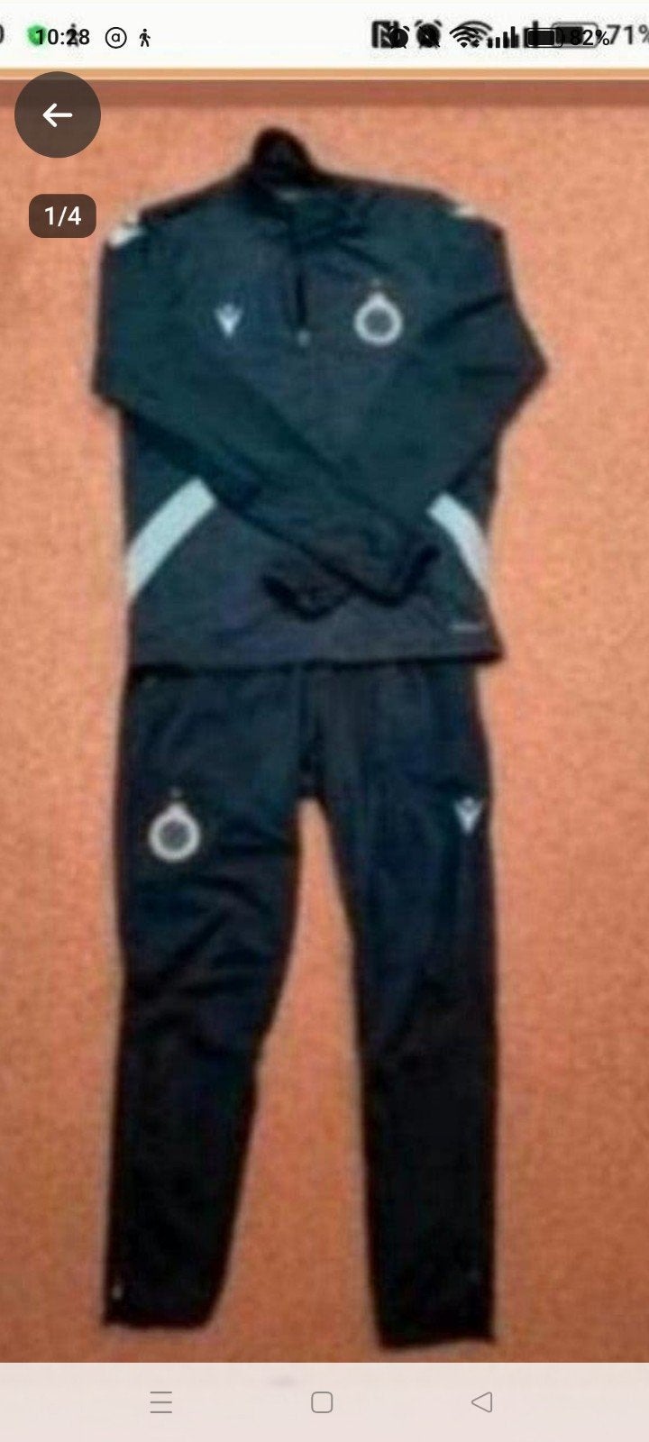 Club Brugge trainingspak kids maat 9/10 jaar ( Origineel), Maat XS of kleiner, Ophalen of Verzenden, Trainingspak